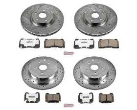 Power Stop Z26 Street Warrior Brake Kit Front & Rear Subaru Impreza 2008-2014