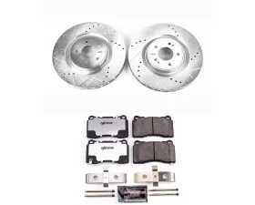 Power Stop Z26 Street Warrior Brake Kit Front Mitsubishi Lancer 2008-2015