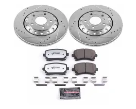 Power Stop Z26 Street Warrior Brake Kit Rear Audi A8 Quattro 2003-2010
