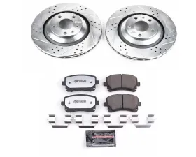 Power Stop Z26 Street Warrior Brake Kit Rear Audi A6 Quattro 2005-2011