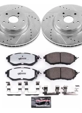 Power Stop Z26 Street Warrior Brake Kit Front Subaru B9 Tribeca 2006-2007                                     - K4603-26 - Image 2