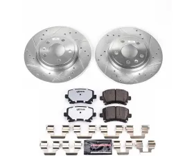 Power Stop Z26 Street Warrior Brake Kit Rear Audi A4 2005-2009