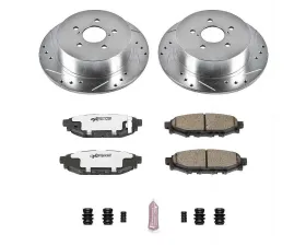 Power Stop Z26 Street Warrior Brake Kit Rear Subaru Legacy 2005-2009
