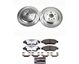 Power Stop Z26 Street Warrior Brake Kit Rear Cadillac CTS 2008-2014