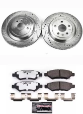 Power Stop Z26 Street Warrior Brake Kit Rear Cadillac CTS 2008-2014                                     - K4723-26 - Image 2
