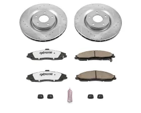 Power Stop Z26 Street Warrior Brake Kit Front Cadillac XLR 2006-2009
