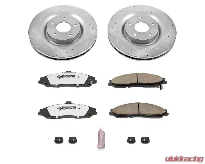 Power Stop Z26 Street Warrior Brake Kit Front Cadillac XLR 2006-2009 - K5158-26