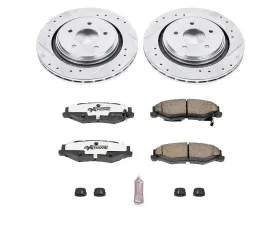 Power Stop Z26 Street Warrior Brake Kit Rear Cadillac XLR 2006-2009