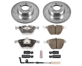 Power Stop Z26 Street Warrior Brake Kit Front BMW 525i 2006-2007