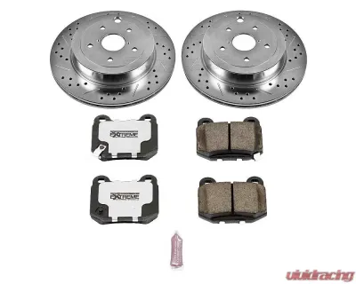 Power Stop Z26 Street Warrior Brake Kit Rear Subaru Impreza 2008-2014 - K5305-26