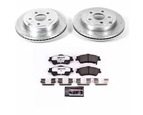 Power Stop Z26 Street Warrior Brake Kit Rear Pontiac G8 2008-2009