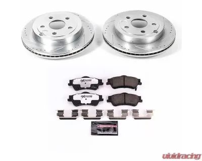 Power Stop Z26 Street Warrior Brake Kit Rear Pontiac G8 2008-2009 - K5525-26