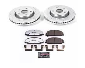 Power Stop Z26 Street Warrior Brake Kit Front Pontiac G8 2008-2009