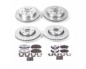 Power Stop Z26 Street Warrior Brake Kit Front & Rear Pontiac G8 2008-2009