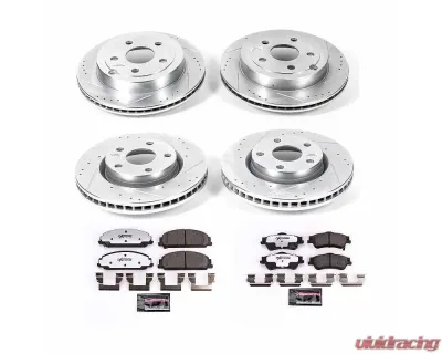 Power Stop Z26 Street Warrior Brake Kit Front & Rear Pontiac G8 2008-2009 - K5527-26