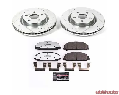 Power Stop Z26 Street Warrior Brake Kit Front Pontiac G8 2008-2009 - K5529-26