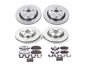 Power Stop Z26 Street Warrior Brake Kit Front & Rear Pontiac G8 2008-2009