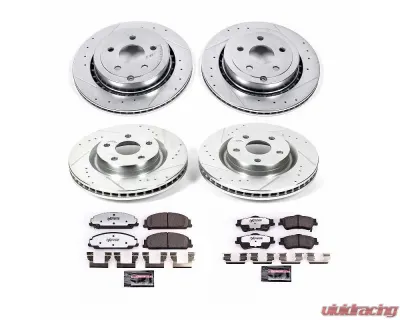 Power Stop Z26 Street Warrior Brake Kit Front & Rear Pontiac G8 2008-2009 - K5530-26