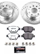 Power Stop Z26 Street Warrior Brake Kit Rear Audi A3 2010-2012                                     - K5667-26 - Image 2
