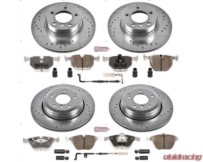 Power Stop Z26 Street Warrior Brake Kit Front & Rear BMW 525i 2006-2007 - K5765-26