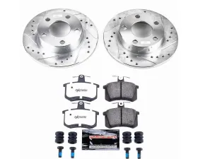 Power Stop Z26 Street Warrior Brake Kit Rear Audi A4 Quattro 1996-2001