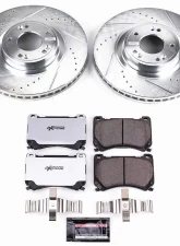 Power Stop Z26 Street Warrior Brake Kit Front Hyundai Genesis 2009-2014                                     - K5843-26 - Image 2