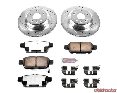 Power Stop Z36 Truck & Tow Brake Kit Rear Acura TL 2009-2014 - K5854-36