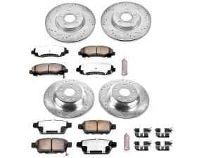 Power Stop Z36 Truck & Tow Brake Kit Front & Rear Acura TL 2009-2014