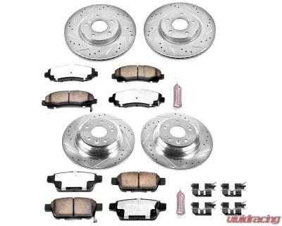 Power Stop Z36 Truck & Tow Brake Kit Front & Rear Acura TL 2009-2014 - K5856-36