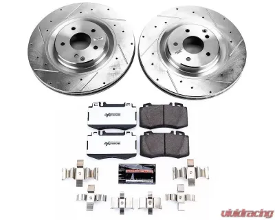 Power Stop Z26 Street Warrior Brake Kit Front Mercedes-Benz C32 AMG 2002-2004 - K6205-26