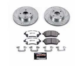 Power Stop Z26 Street Warrior Brake Kit Front Mazda Mazda 2 2011-2014