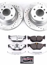 Power Stop Z26 Street Warrior Brake Kit Rear BMW 128i 2010-2013                                     - K6348-26 - Image 2