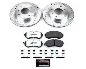 Power Stop Z26 Street Warrior Brake Kit Front Nissan 240SX 1989-1996