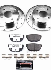 Power Stop Z26 Street Warrior Brake Kit Rear Nissan 240SX 1989-1998                                     - K659-26 - Image 2