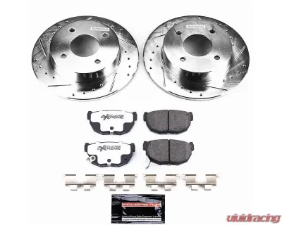Power Stop Z26 Street Warrior Brake Kit Rear Nissan 240SX 1989-1998 - K659-26
