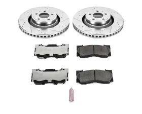 Power Stop Z26 Street Warrior Brake Kit Front Ford Mustang 2015-2022