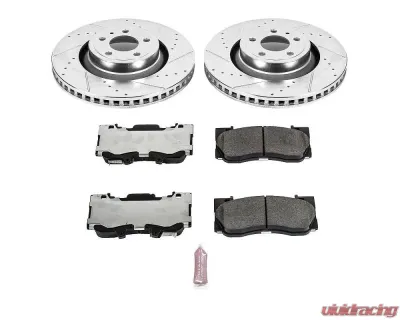 Power Stop Z26 Street Warrior Brake Kit Front Ford Mustang 2015-2022 - K6806-26