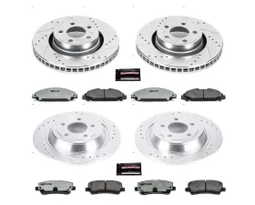 Power Stop Z26 Street Warrior Brake Kit Front & Rear Ford Mustang 2015-2022