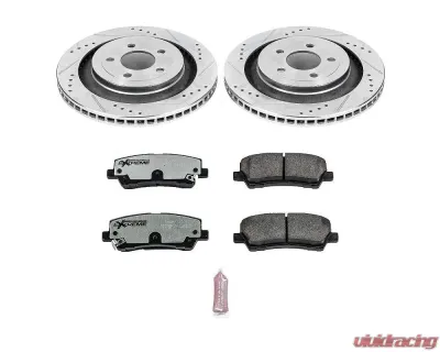 Power Stop Z26 Street Warrior Brake Kit Rear Ford Mustang 2015-2022 - K6812-26
