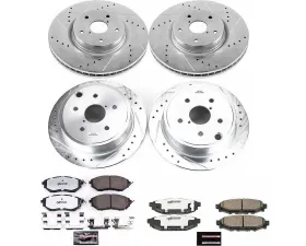 Power Stop Z26 Street Warrior Brake Kit Front & Rear Subaru WRX 2015-2019