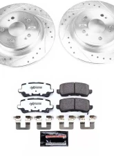 Power Stop Z26 Street Warrior Brake Kit Rear Acura RLX 2014-2019                                     - K6952-26 - Image 2