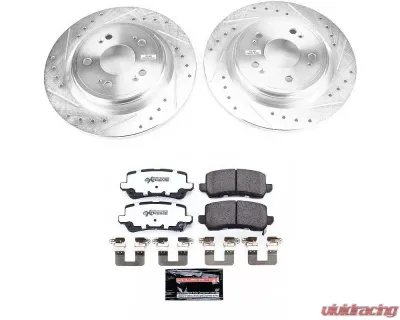 Power Stop Z26 Street Warrior Brake Kit Rear Acura RLX 2014-2019 - K6952-26