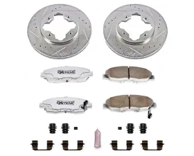 Power Stop Z26 Street Warrior Brake Kit Front Acura CL 1997
