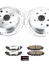 Power Stop Z26 Street Warrior Brake Kit Rear Subaru WRX 2015-2019                                     - K6977-26 - Image 2