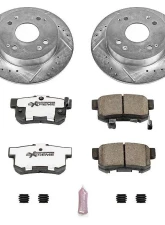 Power Stop Z26 Street Warrior Brake Kit Rear Acura CL 1997                                     - K701-26 - Image 2