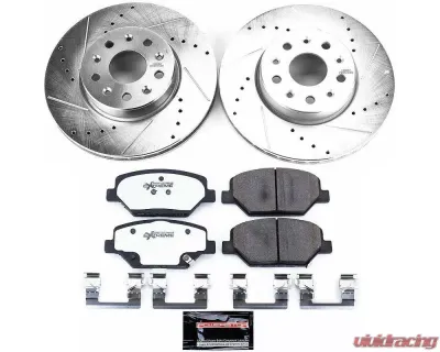Power Stop Z26 Street Warrior Brake Kit Front Chevrolet Camaro 2016-2020 - K7295-26