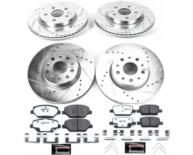 Power Stop Z26 Street Warrior Brake Kit Front & Rear Chevrolet Camaro 2016-2020