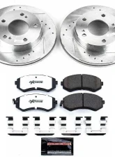 Power Stop Z26 Street Warrior Brake Kit Front Nissan 240SX 1994-1996                                     - K754-26 - Image 2