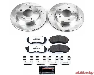 Power Stop Z26 Street Warrior Brake Kit Front Nissan 240SX 1994-1996 - K754-26