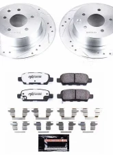 Power Stop Z26 Street Warrior Brake Kit Rear Nissan Altima 2007-2010                                     - K7864-26 - Image 2